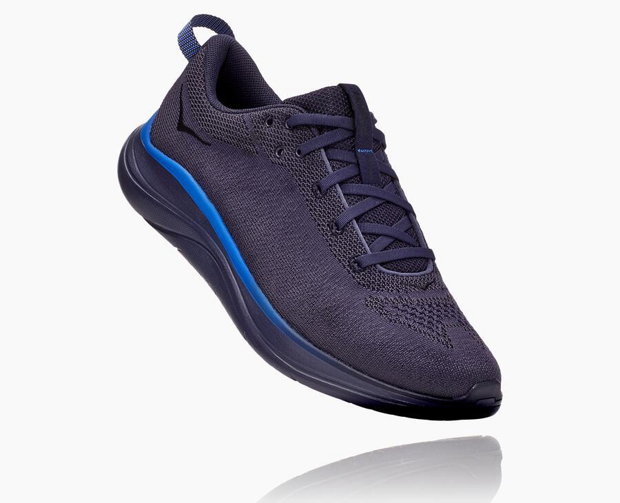 Hoka One One Hupana Flow Löparskor Herr - Marinblå - FOENL-8475